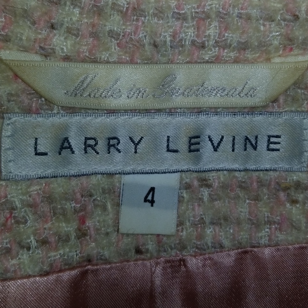 Larry Levine Tweed Coat - Picture 6 of 8